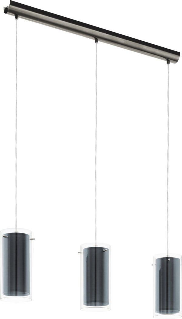 EGLO Pinto Textil Hanglamp - E27 - 82 cm - Grijs (9002759992866)