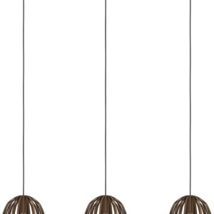 EGLO Espinal Hanglamp - 3xE27 - B 90 cm - Brons - Staal (9008606312597)