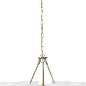 EGLO Savoy - Hanglamp - 6 Lichts - Ø740mm. - Brons - Wit (9002759827496)