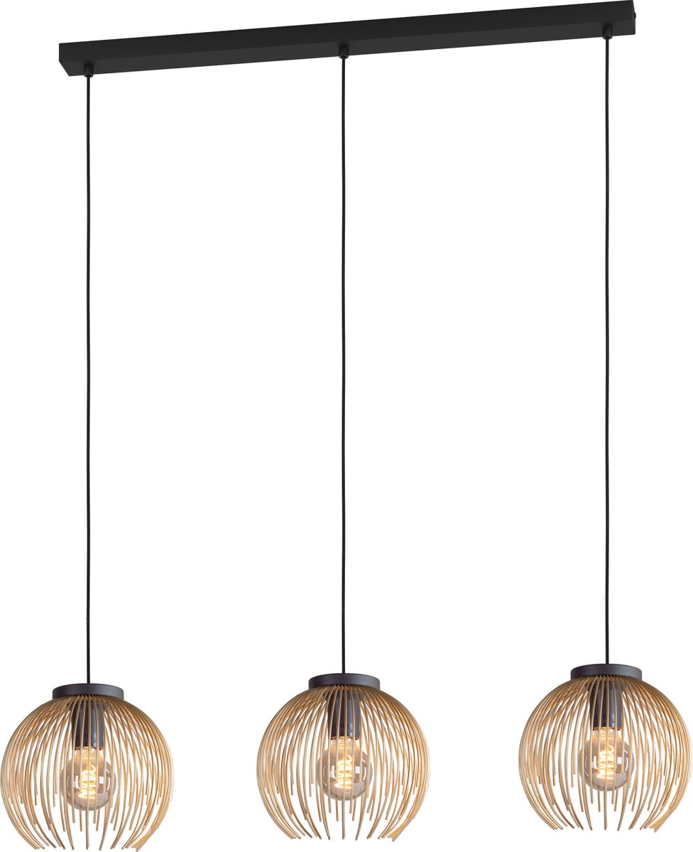 EGLO Venezuela Hanglamp - E27 - 93,5 cm - Goud/Zwart (9008606242795)