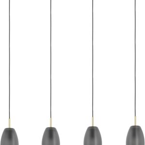 EGLO Batista Hanglamp - E27 - 94.5 cm - Zwart (9008606244386)