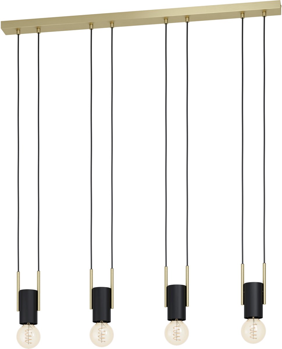 EGLO Bitachito Hanglamp - E27 - 93 cm - Zwart/Koper (9002759988586)