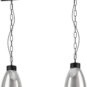 EGLO Brickfield Hanglamp - E27 - 77 cm - Zwart (9002759433956)