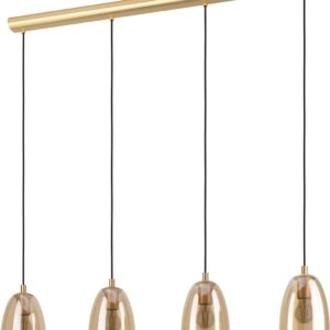 EGLO Alobrase Hanglamp - E27 - 108 cm - Koper/Amber (9002759986490)