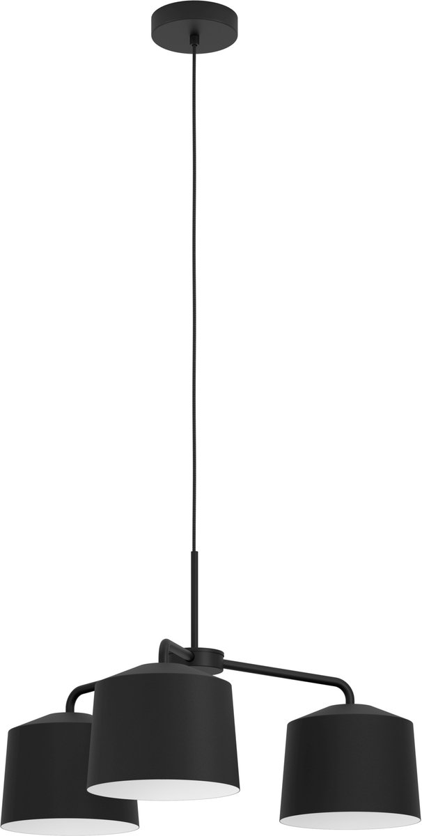 EGLO Caguanes Hanglamp - E27 - Ø 66,5 cm - Zwart|Wit (9008606243969)