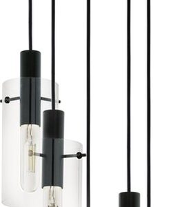 EGLO Montefino Hanglamp - E27 - Ø 35 cm - Zwart (9002759973681)
