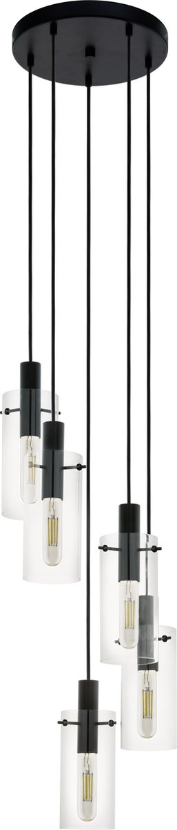 EGLO Montefino Hanglamp - E27 - Ø 35 cm - Zwart (9002759973681)
