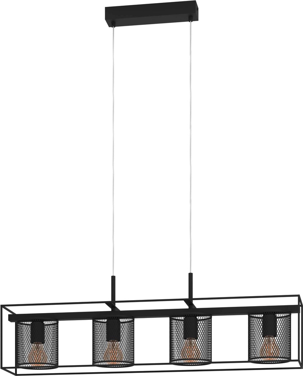 EGLO Catterick Hanglamp - E27 - 91 cm - Zwart (9002759437732)