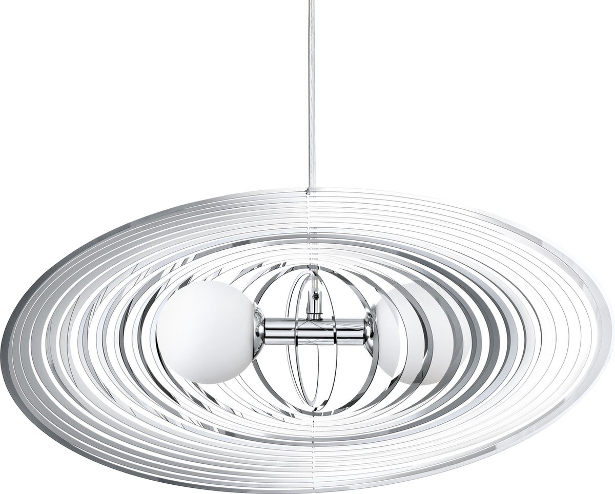 EGLO Omano - Hanglamp - 2 Lichts - Chroom - Wit (9002759922924)