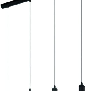 EGLO Priddy Hanglamp - E27 - 97,5 cm - Zwart/Wit (9002759494667)