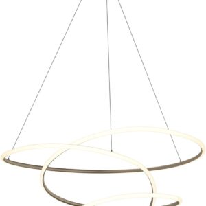 EGLO Racale Hanglamp - Ø 78 cm - Brons - Instelbaar wit licht (warm, neutraal en daglicht) (9008606391424)