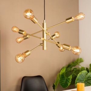 EGLO Gradoli 1 Hanglamp - E27 - Ø 71 cm - Goud (9002759998110)