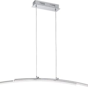 EGLO Pertini - Hanglamp - 2 Lichts - Chroom - Transparant (9002759960964)